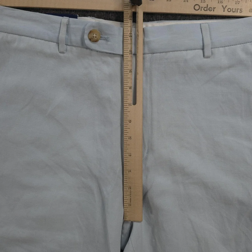 Vineyard Vines Pants Mens 34x30 Blue Clubhouse Linen Silk Dress Pants NEW Summer